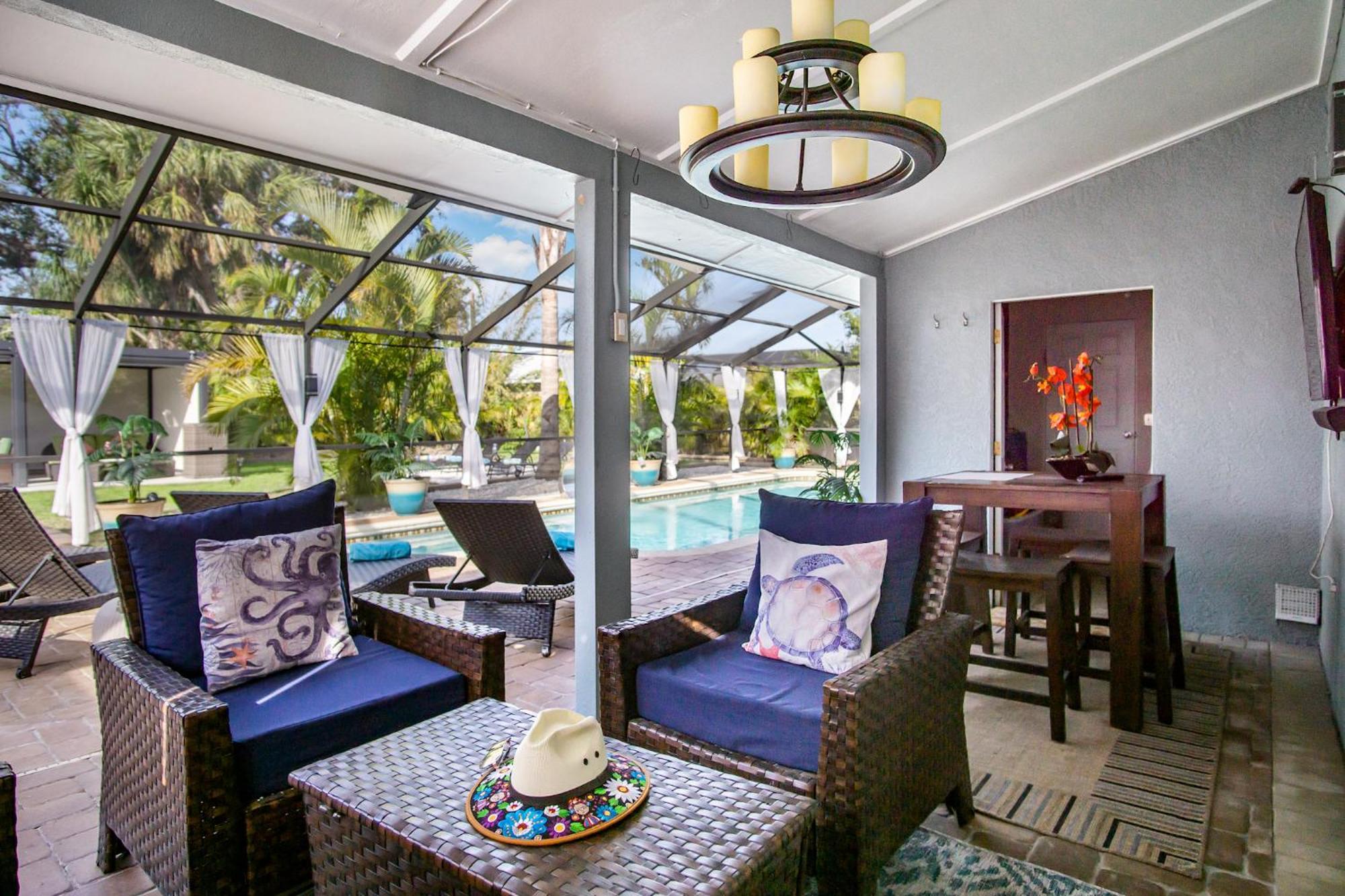 Beach Cottage With Heated Pool Just Off Siesta Key Sarasota Esterno foto